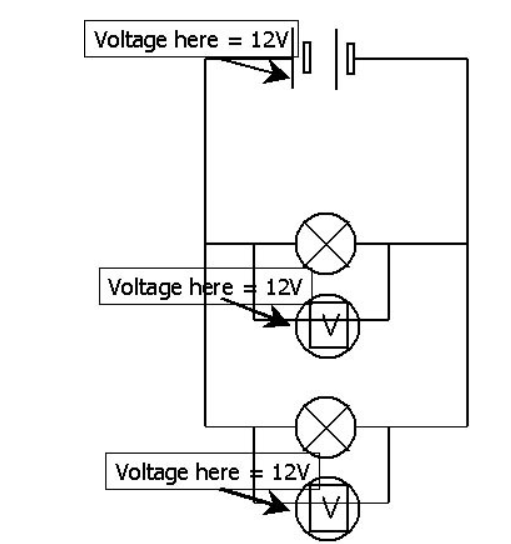 voltage in a parallel circuit