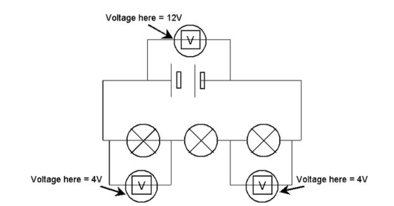 voltage in a series circuit